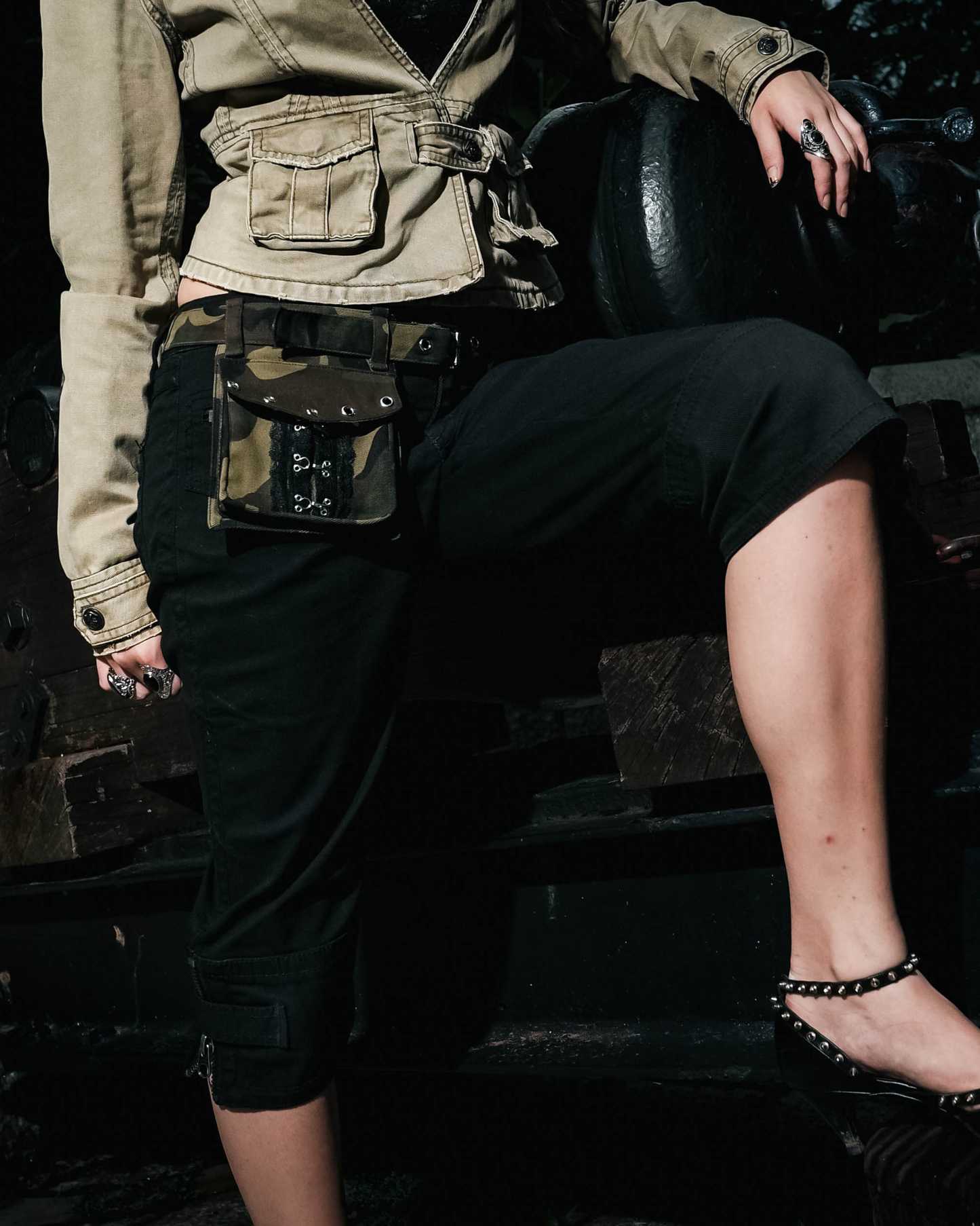 "LINGERIE" UTILITY WAIST POUCH