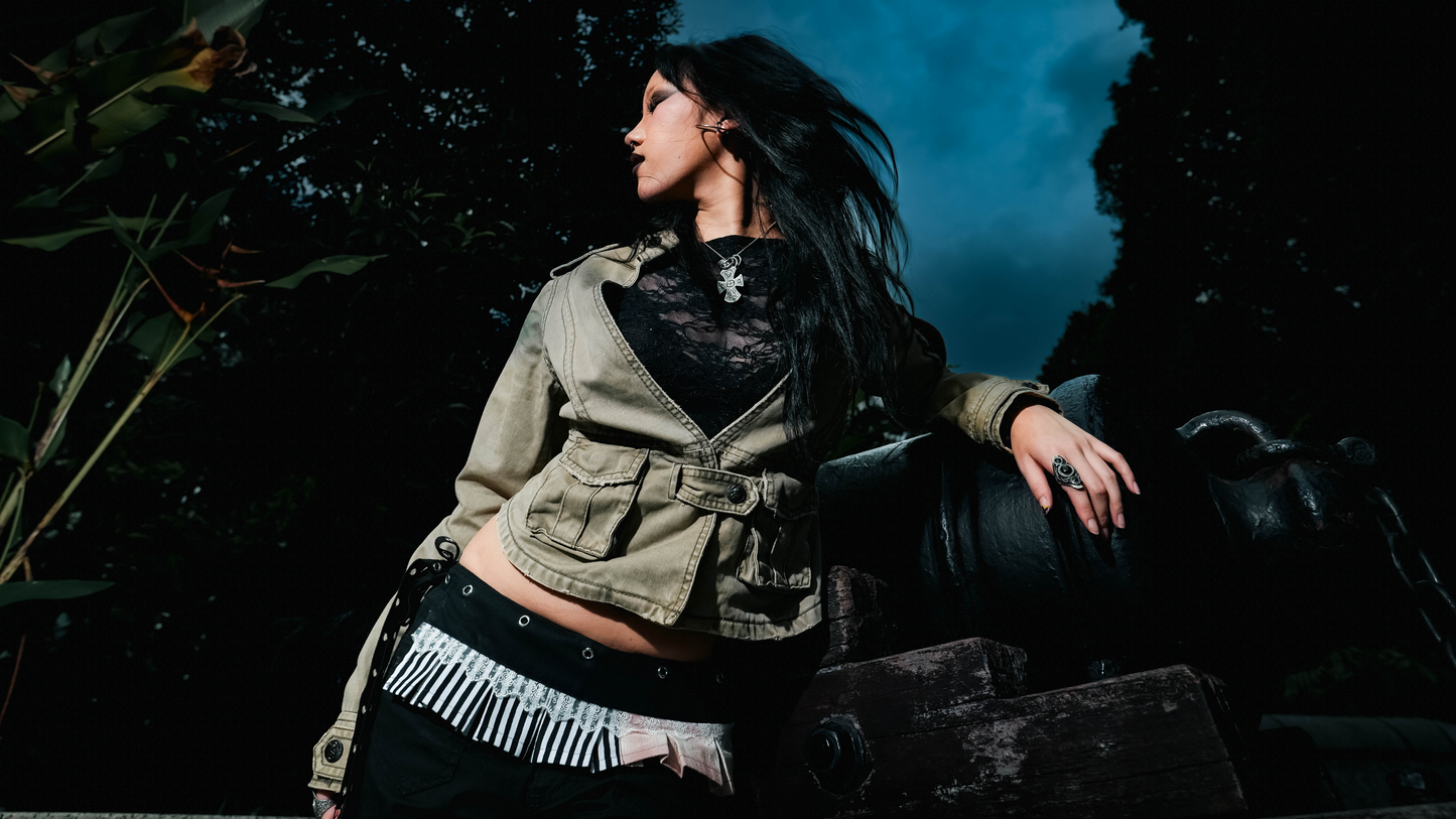 "EDEN" Rivet Skirt Belt